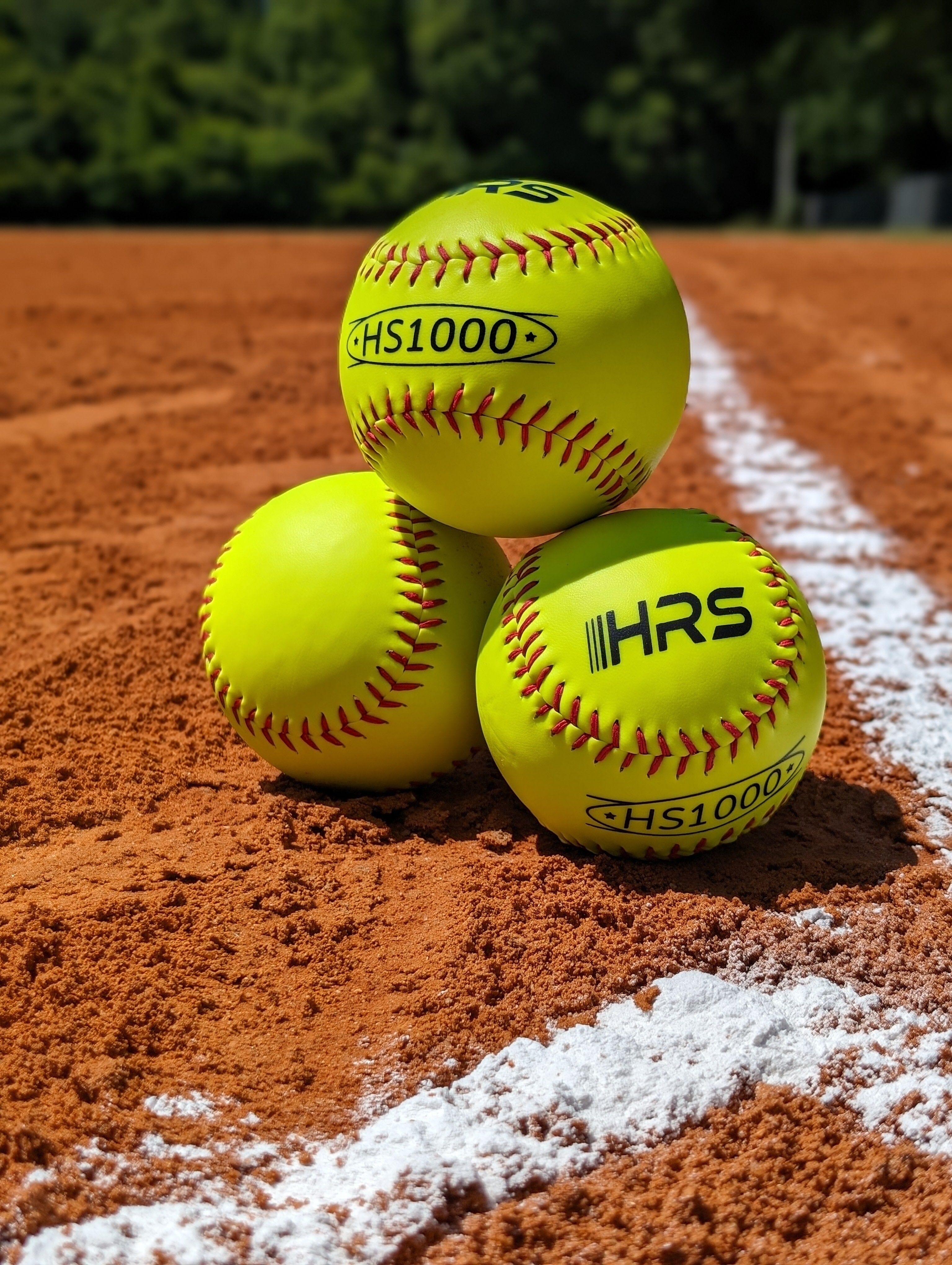 Fast Pitch 12 Inch Practice Softballs - Hit Run Steal
