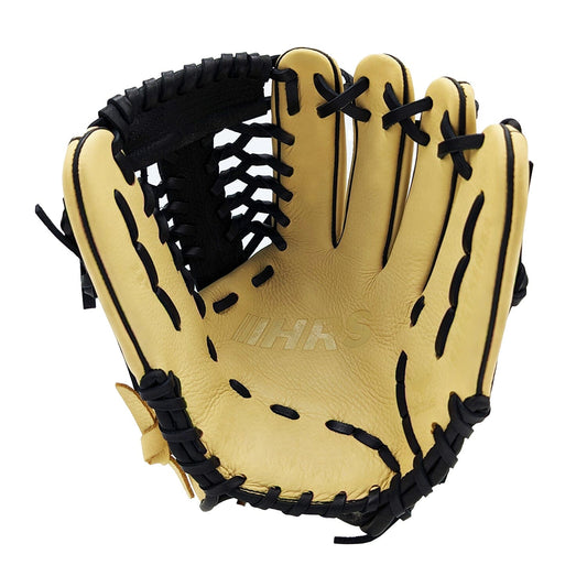 11" Youth Baseball Glove - Cream & Black