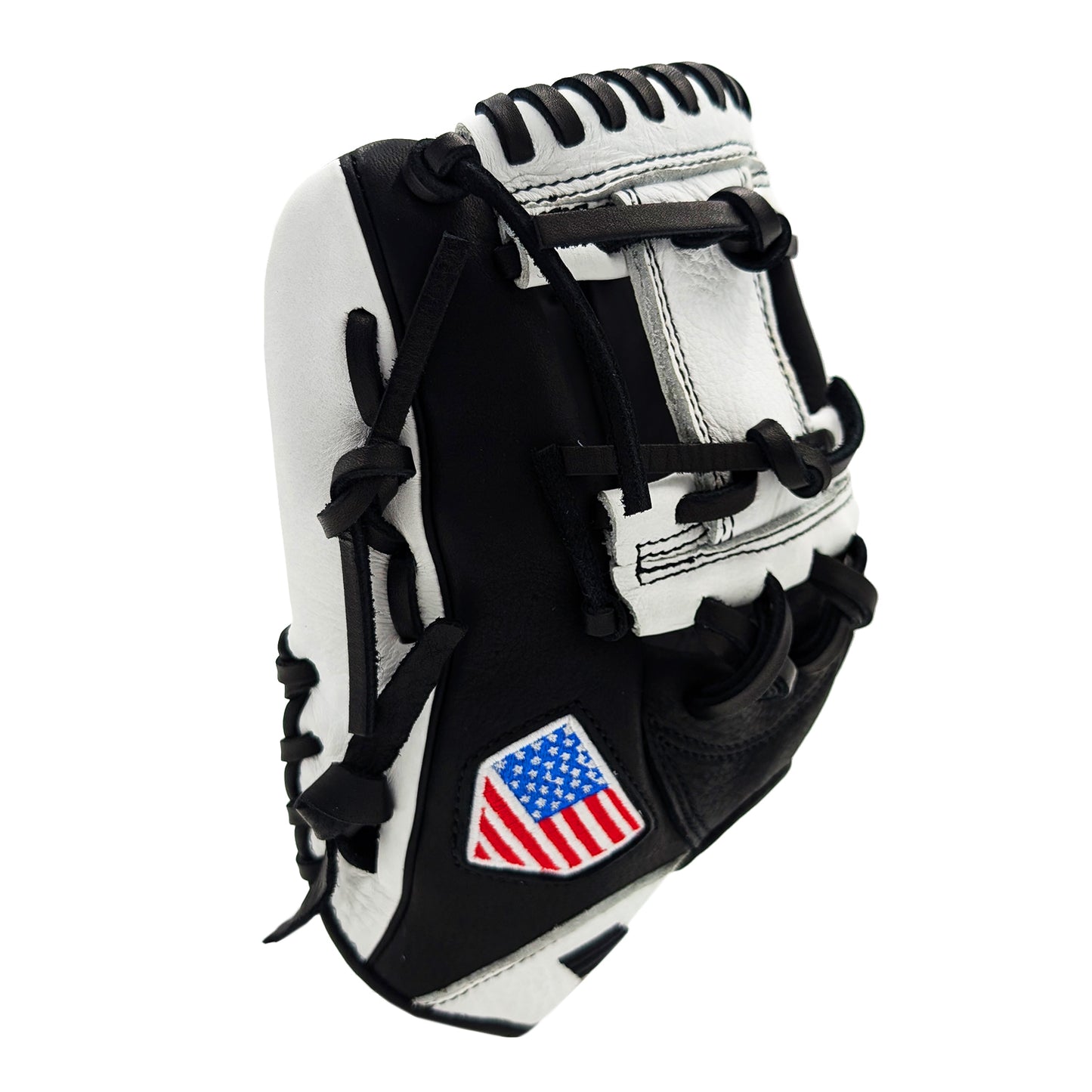 11" Youth Baseball Glove - White & Black