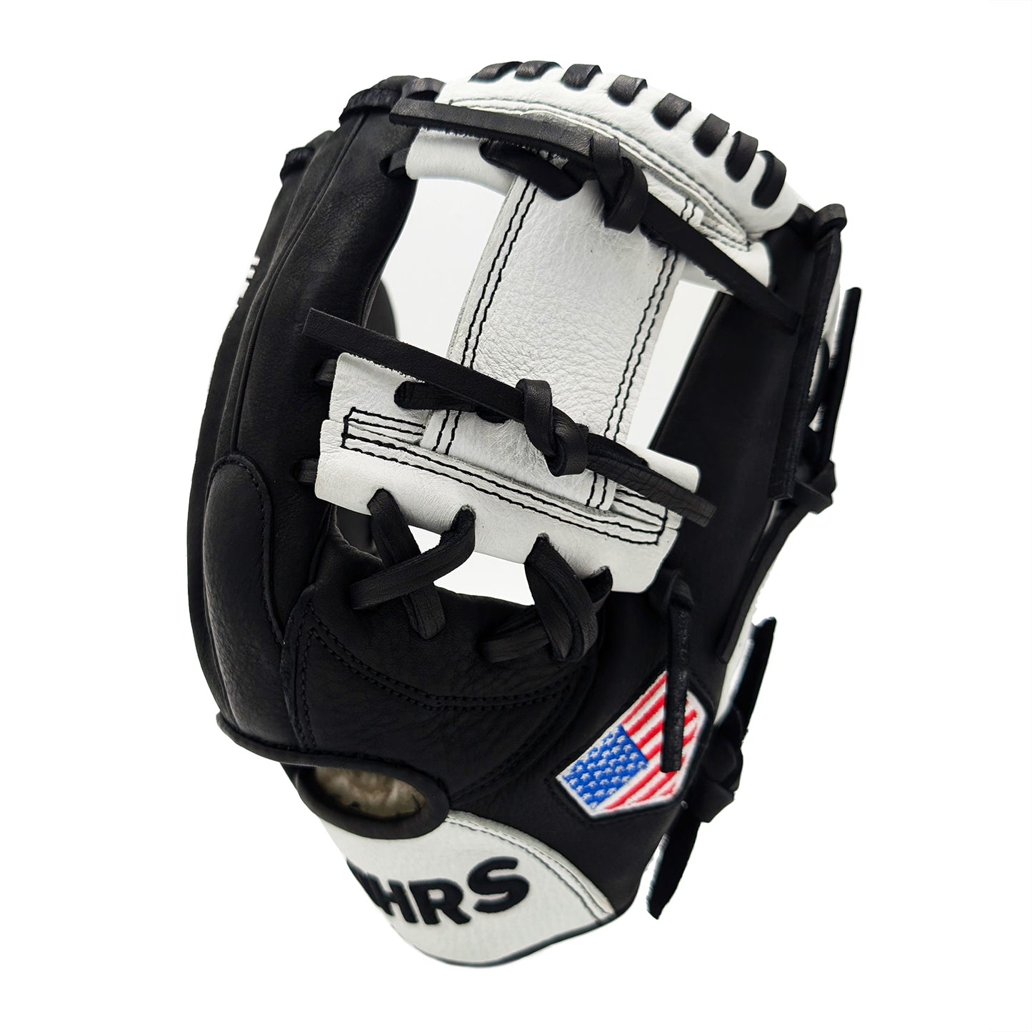 11" Youth Baseball Glove - White & Black