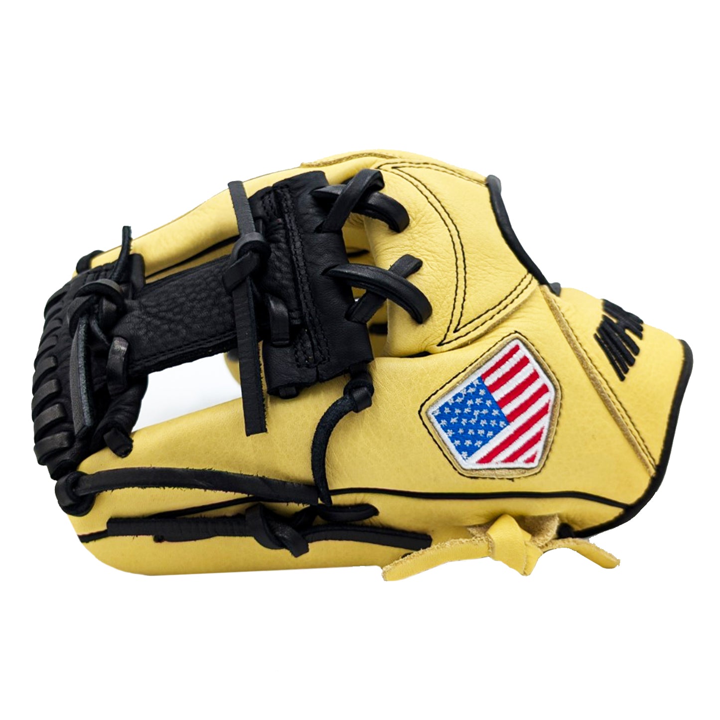 11" Youth Baseball Glove - Cream & Black