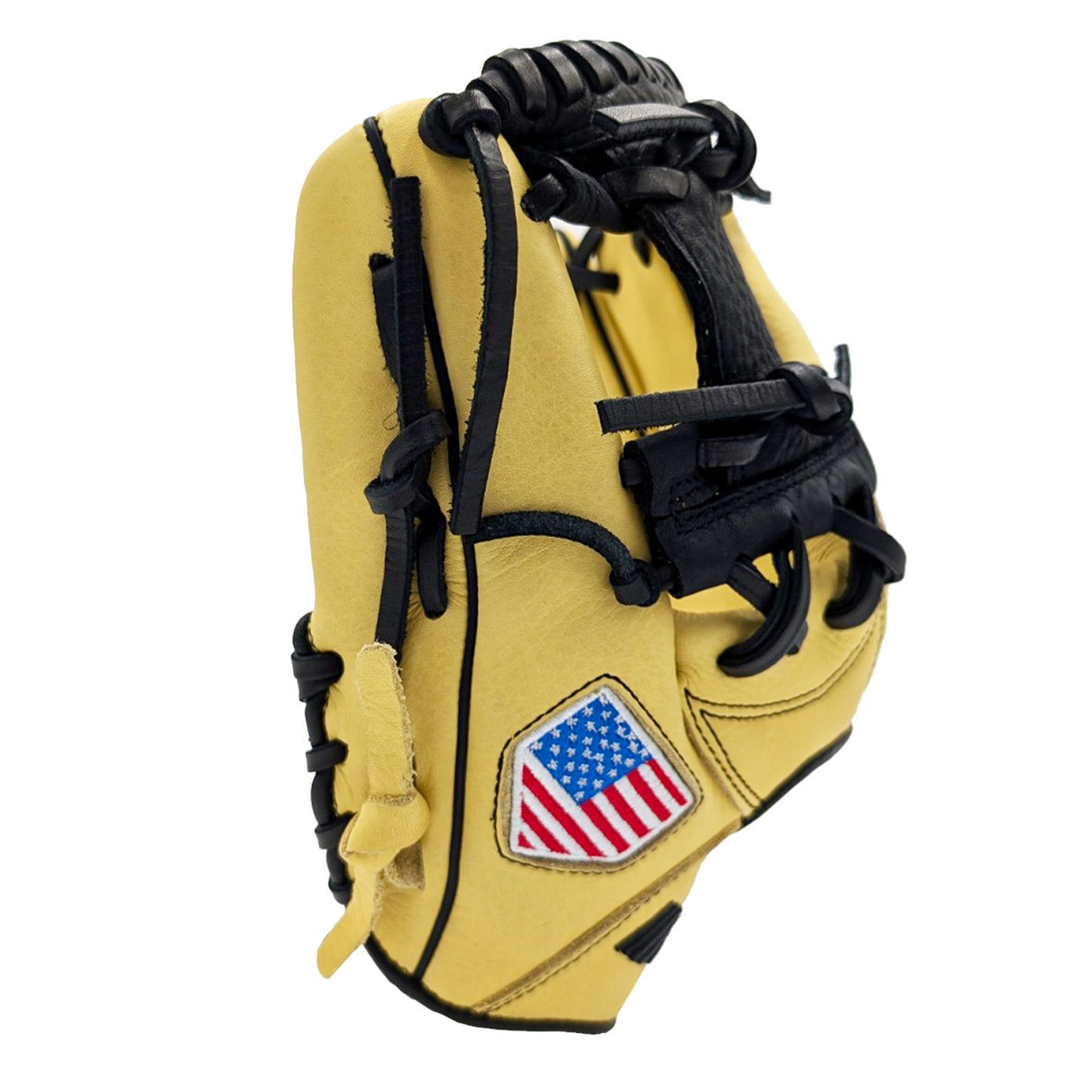 11" Youth Baseball Glove - Cream & Black