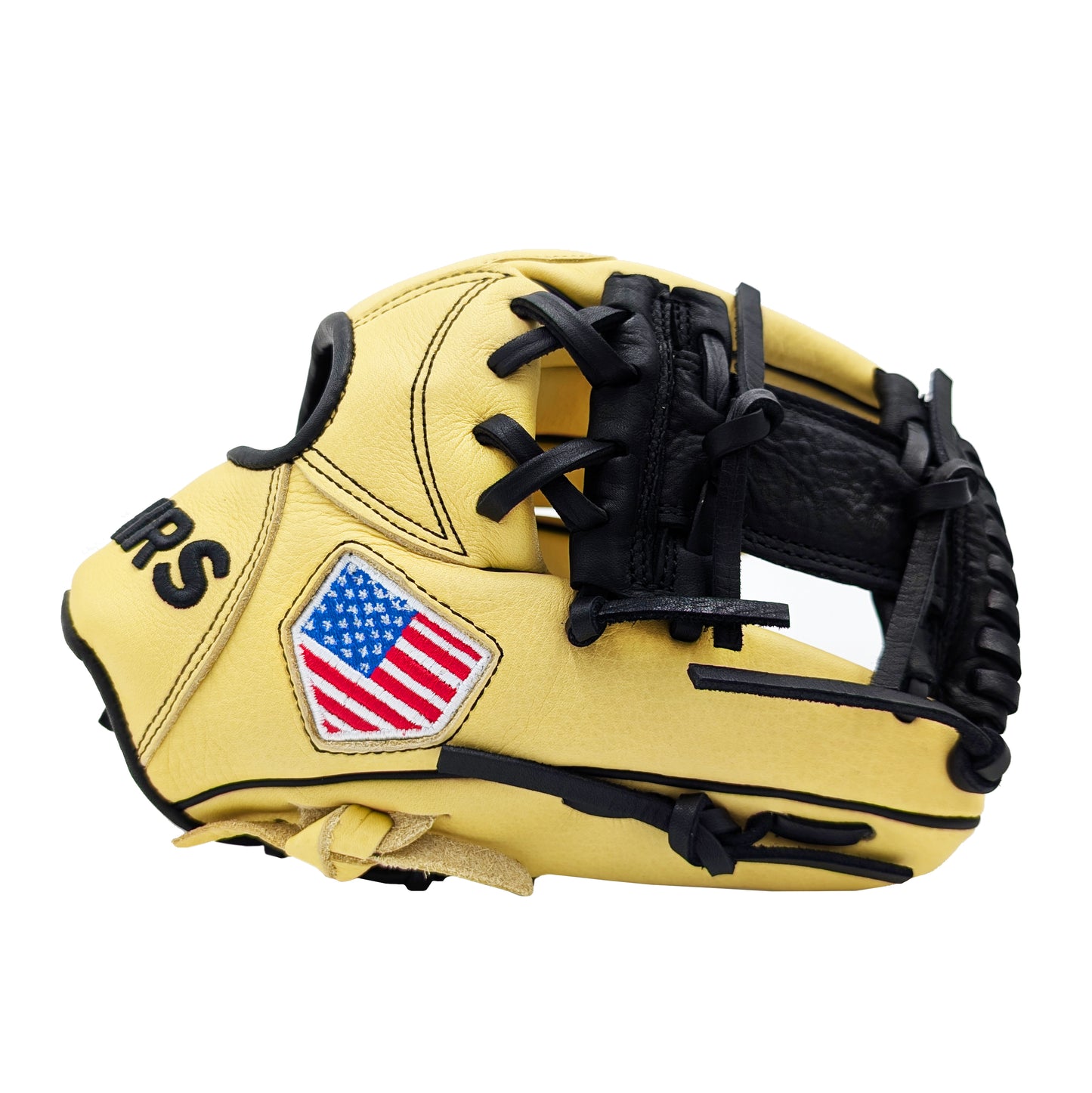 11" Youth Baseball Glove - Cream & Black