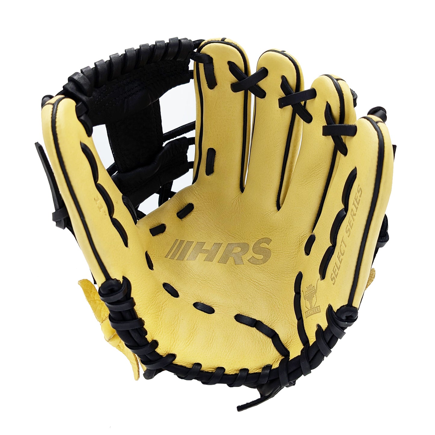 11" Youth Baseball Glove - Cream & Black