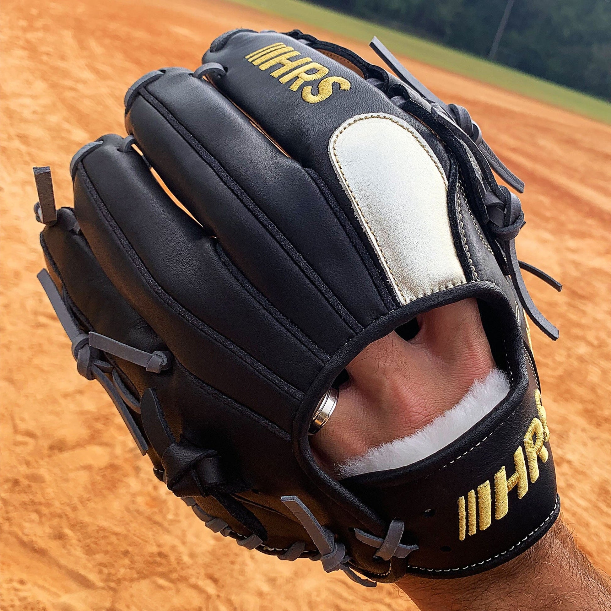Custom Baseball Glove - Hit Run Steal