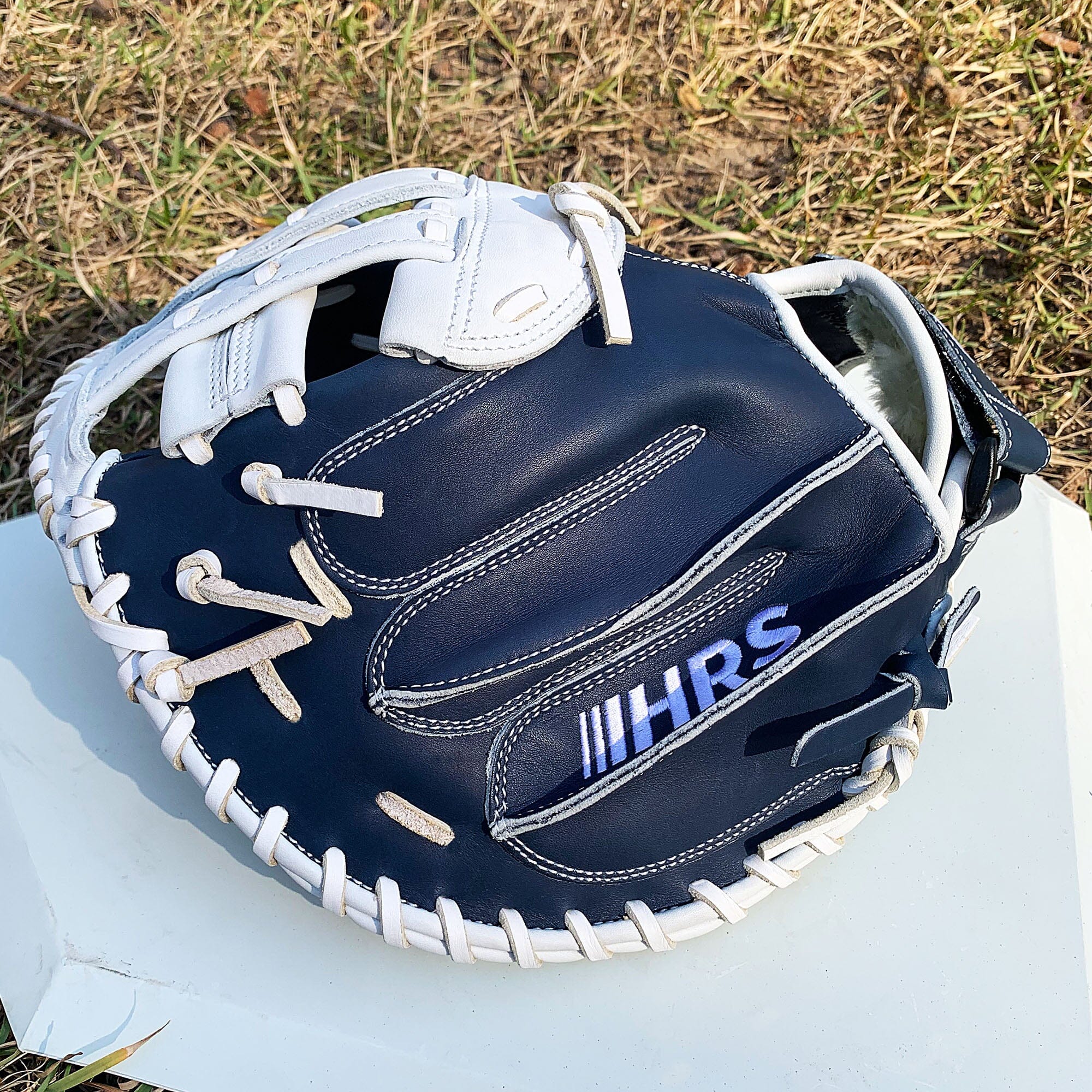 Top Quality Leather 34 inch Softball Catcher s Mitt Hit Run Steal