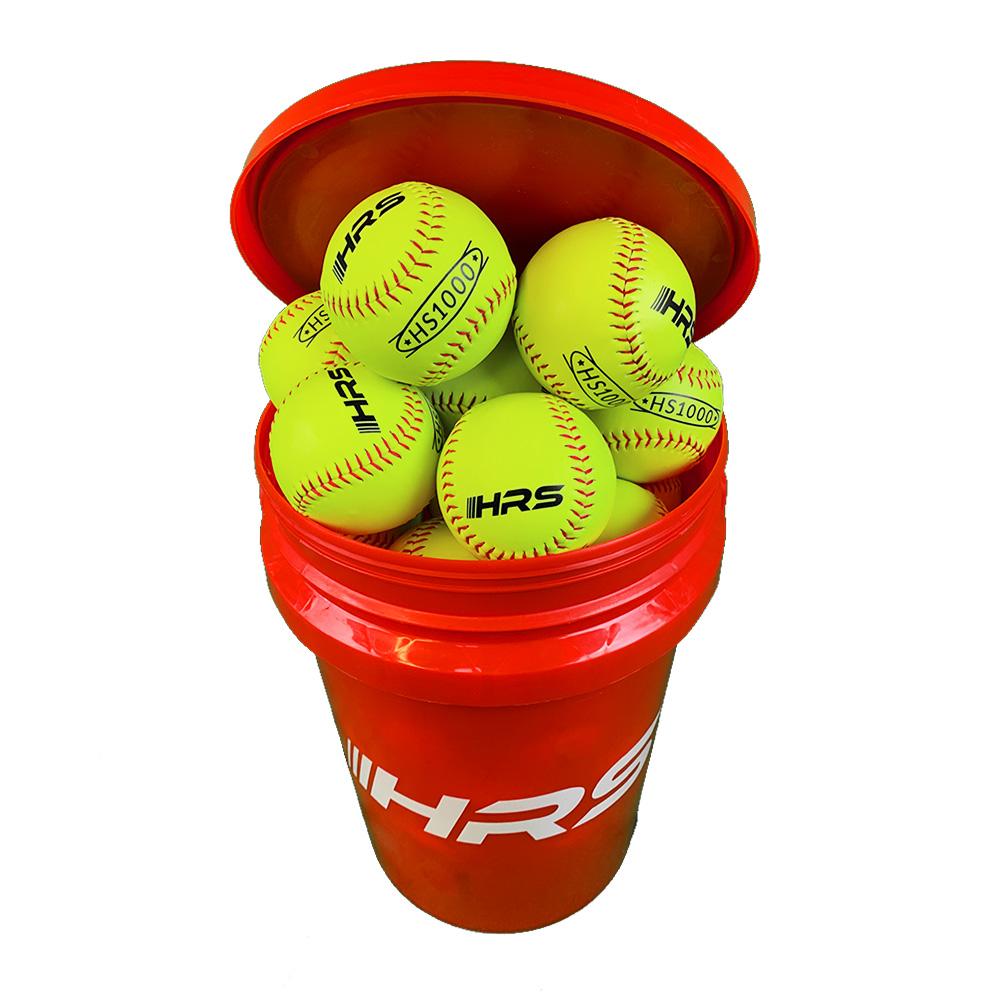 Bucket of softballs online